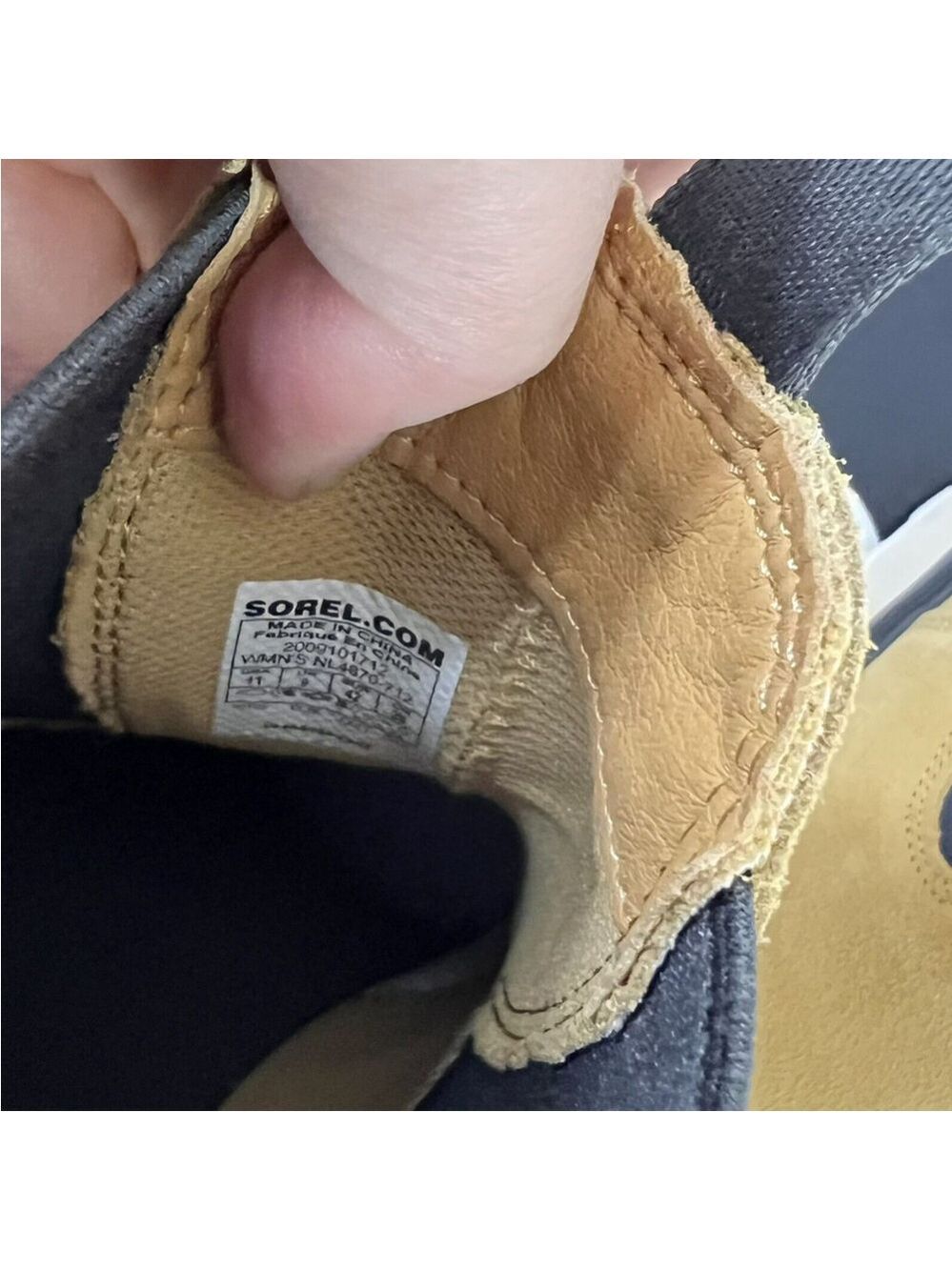 SOREL Hi-Line Heel Chelsea Boots Sz 11 Brown NWT Waterproof Suede Outdoor Women - Picture 8 of 10